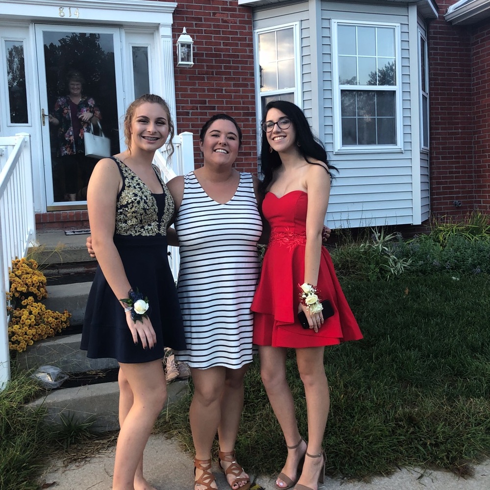 Red homecoming dress!